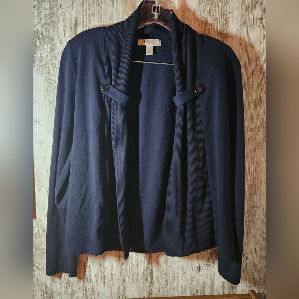 dressbarn Navy Women's Cardigan